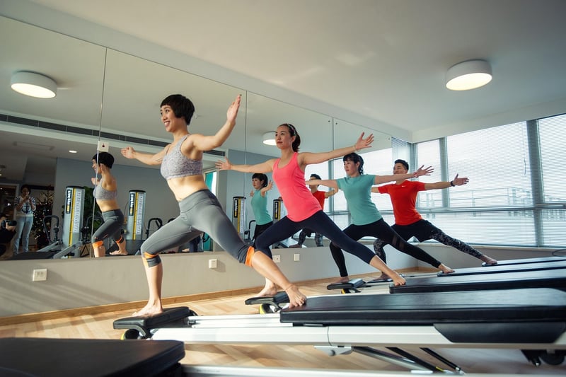 Pilates Woman Exercise